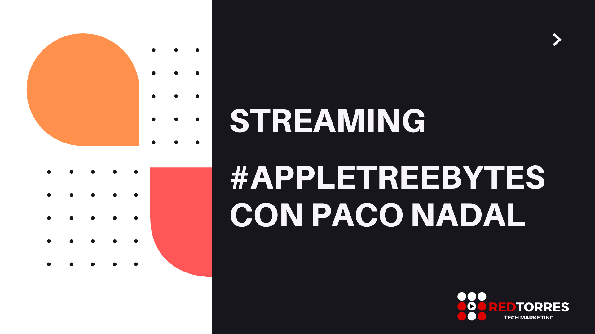 Streaming Madrid con Paco Nadal para Apple Tree | REDTORRES