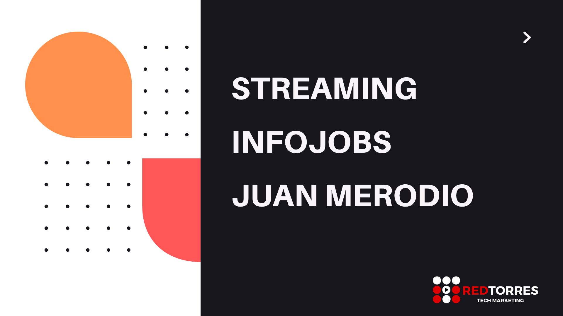Streaming Madrid con Juan Merodio para Infojobs | REDTORRES