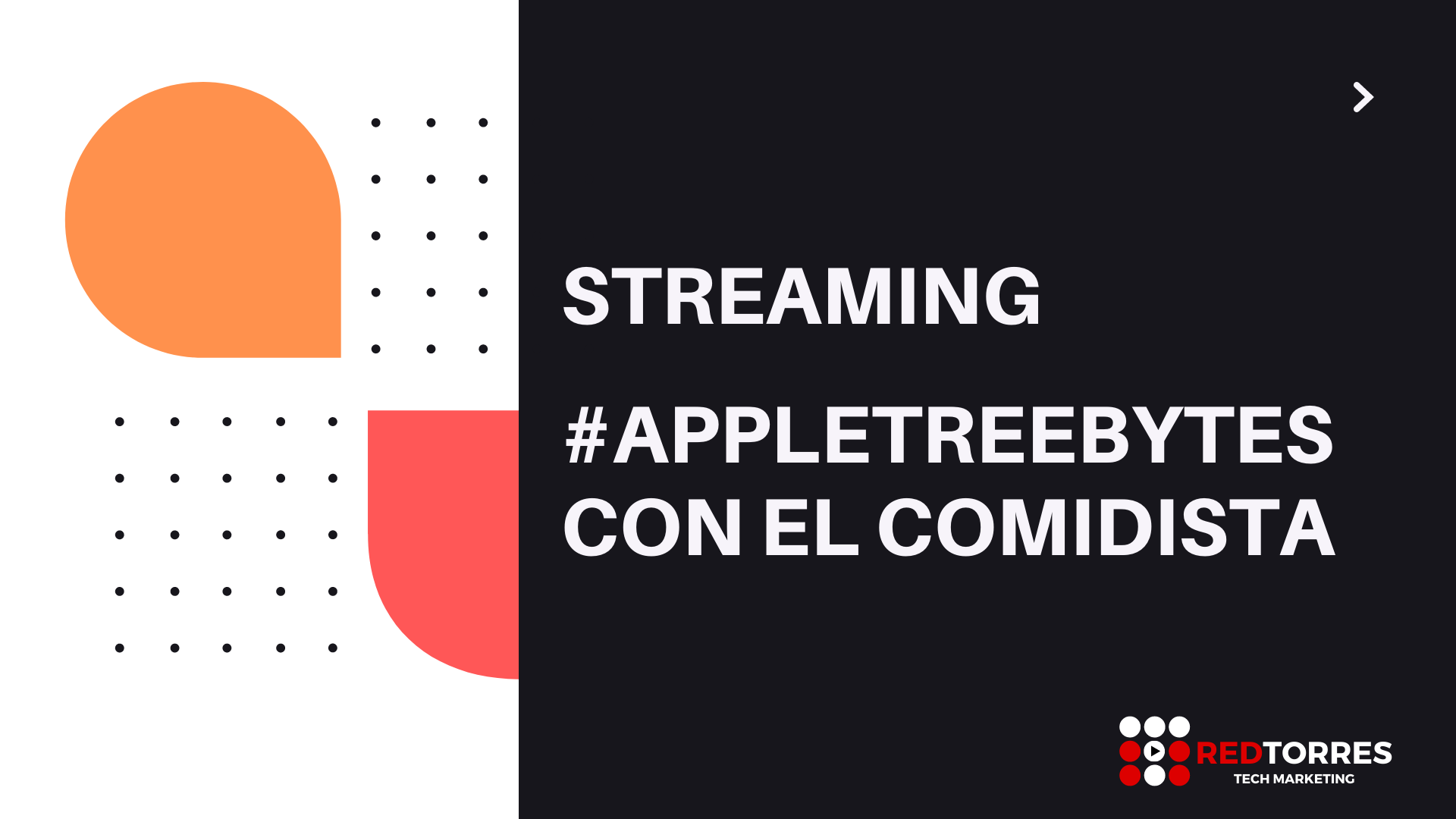 Streaming con El Comidista para Apple Tree | Red Torres